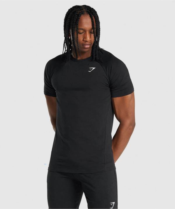 Panske Tricka Gymshark Critical 2.0 Čierne | SL8193250